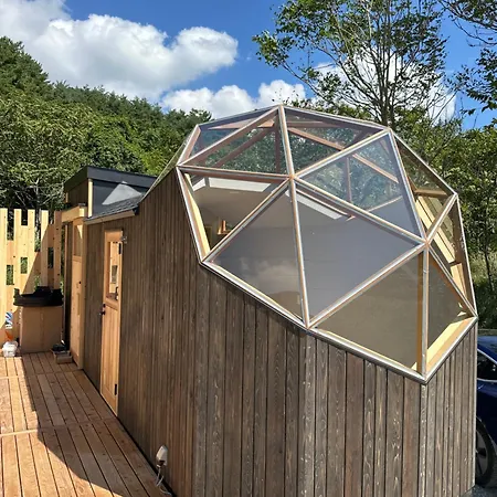 Hotel Fuji Dome Glamping Fujikawaguchiko Exterior foto