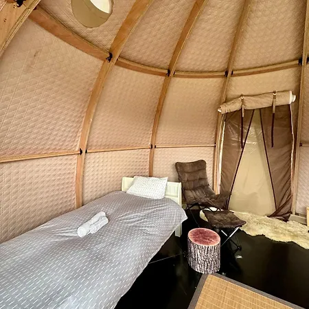 Hotel Fuji Dome Glamping Fujikawaguchiko Exterior foto