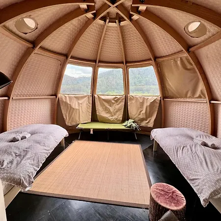 Hotel Fuji Dome Glamping Fujikawaguchiko Exterior foto