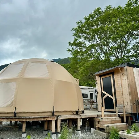 Hotel Fuji Dome Glamping Fujikawaguchiko Exterior foto